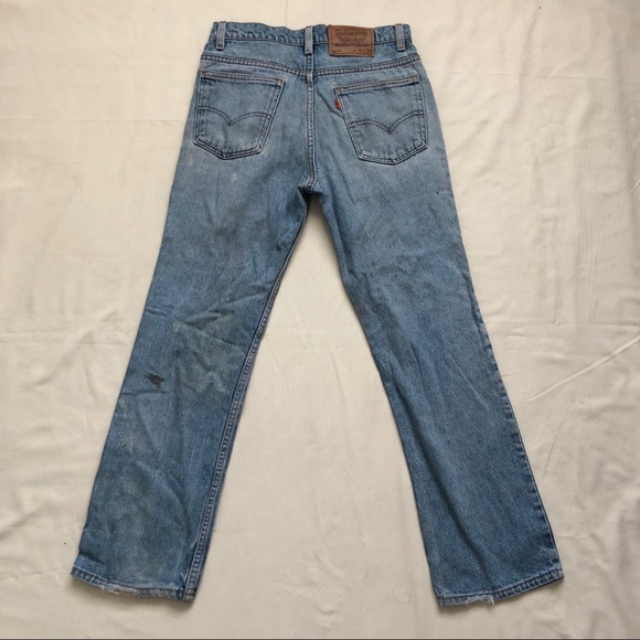 Vintage Levi’s 517 Orange Tab Jeans - Picture 3 of 4